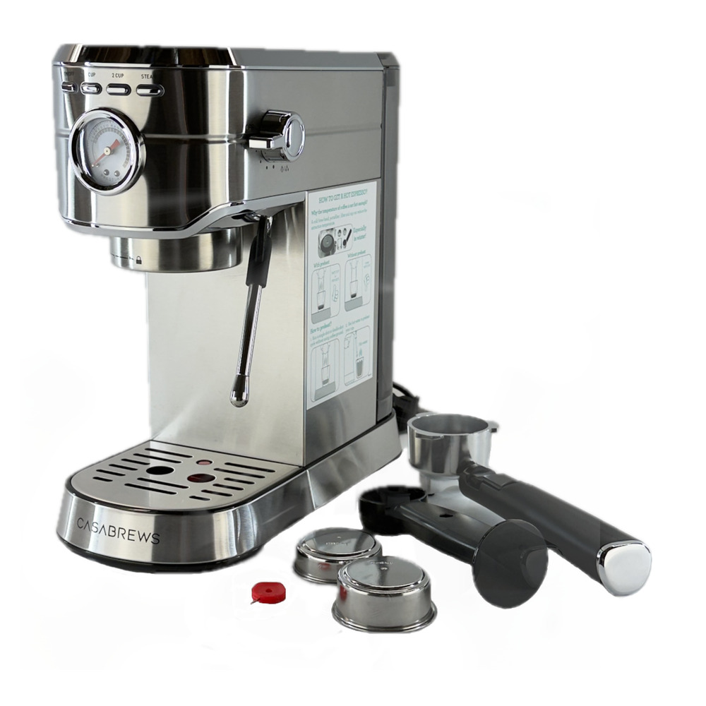 Casabrews CM5418 20 Bar Espresso Machine Coffee Maker Frother Stainless Steel